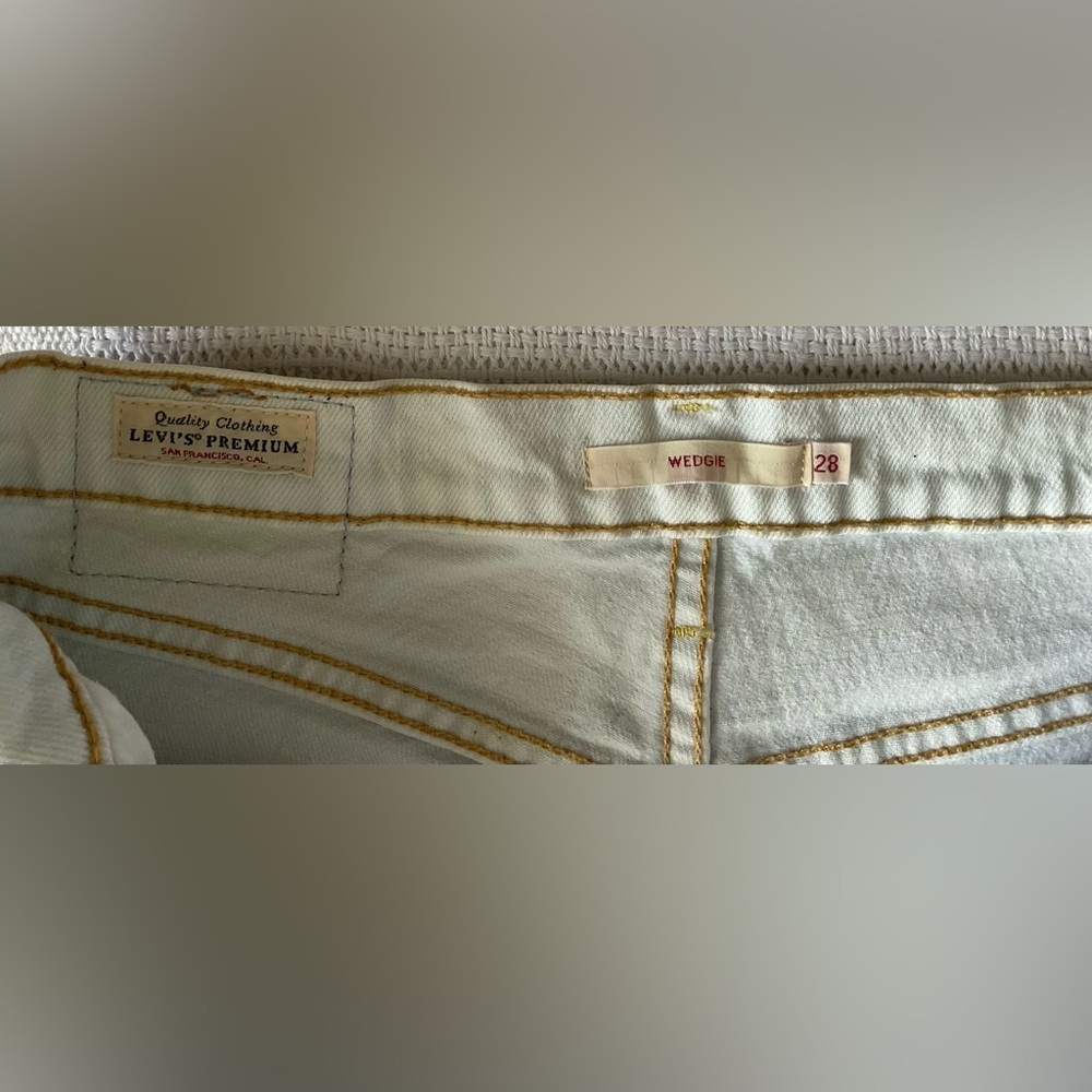 Levi's Blue Straight Leg Jeans Vintage-Inspired Classic - Picture 6 of 11